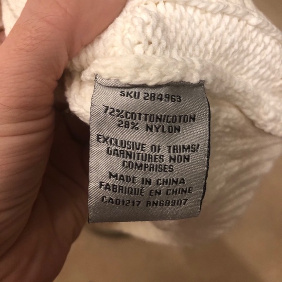 BNWOT Le Chateau men’s Shawl sweater in Sz L!! - Picture 5 of 8